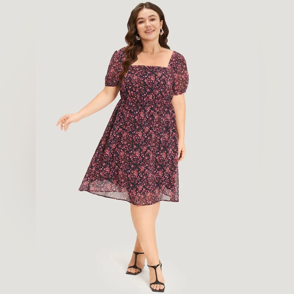 NWT Bloomchic knee length floral dress